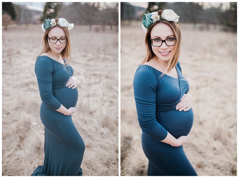 A Spring Maternity Photo Session in Macomb, MI